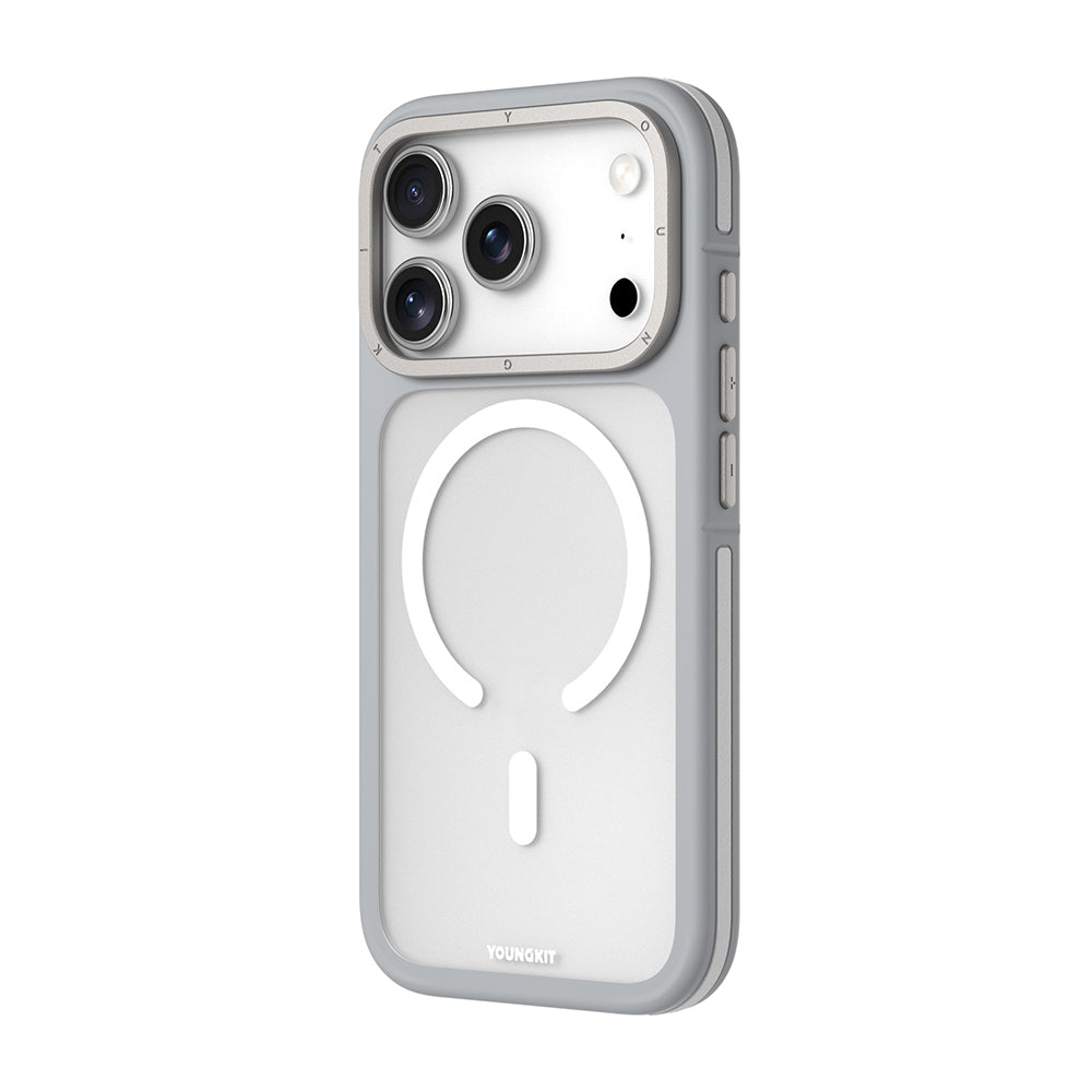 Youngkit Rock Sand Serisi iPhone 17 Pro M-safe Telefon Kılıfı Youngkit Rock Sand Serisi iPhone 17 Pro M-safe Telefon Kılıfı